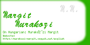 margit murakozi business card